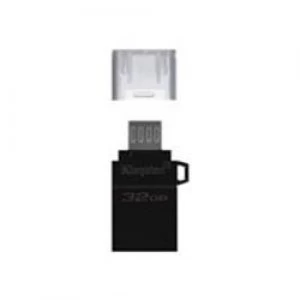 Image of Kingston DataTraveler microDuo3 G2 32GB USB 3.2 Black