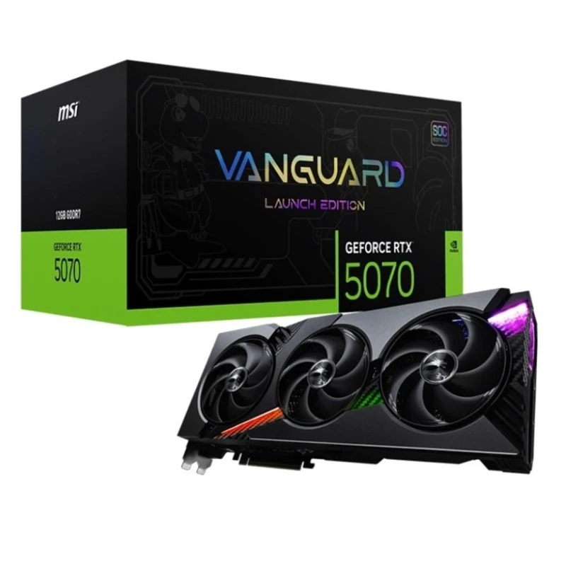 Image of MSI GAMING RTX 5070 12G VANGUARD SOC LAUNCH EDITION NVIDIA GeForce RTX