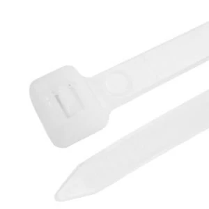 Image of BQ White Cable Ties L200mm Pack of 50