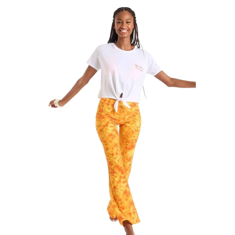 Image of banana moon Womens pants Banana Moon Noelo Smiledye Orange Female S