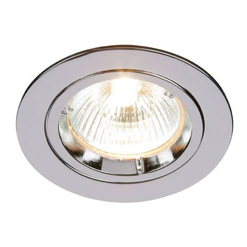 Image of Netlighting Cast 1 Light Recessed Downlight Chrome Plate GU10 Grey