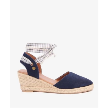 Image of Barbour Whitney Wedge Sandals - Blue