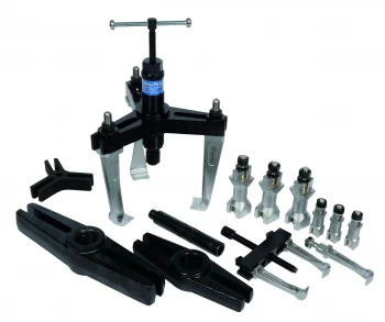 Image of Sykes-Pickavant 18655400 Hydraulic Twin/Triple Leg Puller Kit -Metal Case 24pc