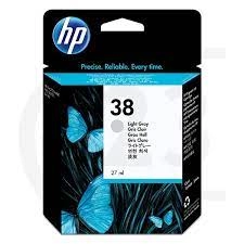 Image of HP 38 Light Grey Ink Cartridge