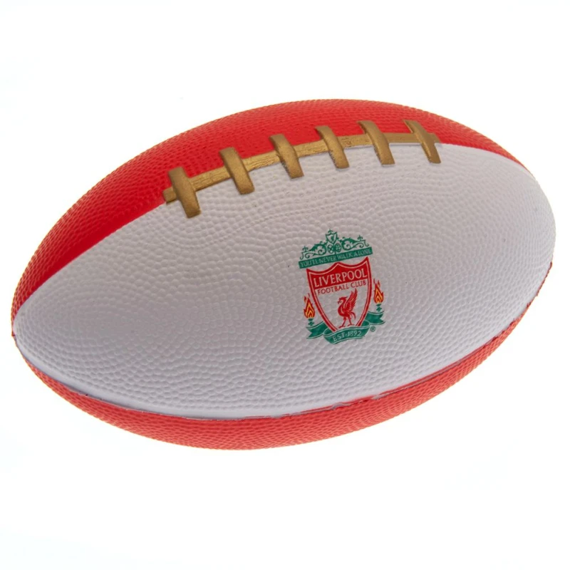Image of Liverpool FC Mini Foam American Football Red