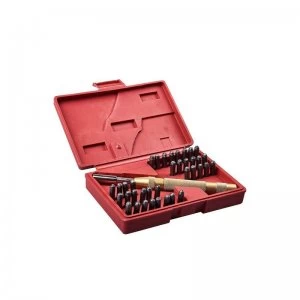 Image of 38 Piece Number and Letter Stamping Set