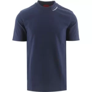 Image of HUGO Dark Blue Dallup T-Shirt