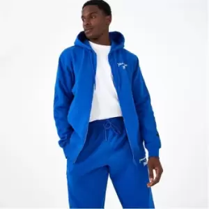 Image of Everlast x Yiannimize Zip Through Taped Hoodie - Blue