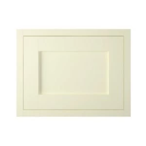 Image of IT Kitchens Holywell Ivory Style Framed Fixed frame integrated extractor fan door W600mm