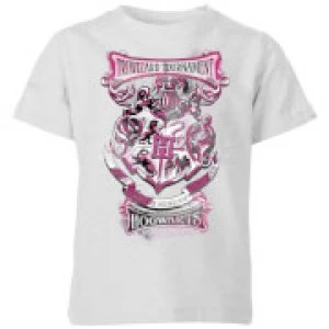 Image of Harry Potter Triwizard Tournament Hogwarts Kids T-Shirt - Grey - 3-4 Years