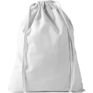 Image of Bullet Oregon Cotton Premium Rucksack (44 x 32 cm) (White)