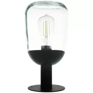 Image of Donatori Outdoor Pedestal Light Black IP44 - Eglo