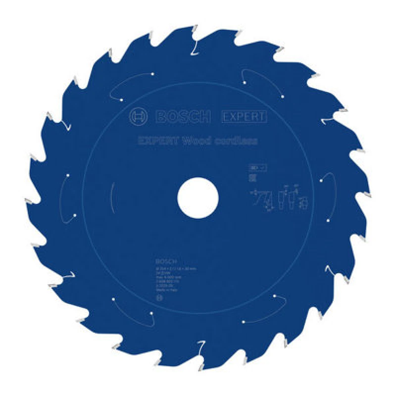 Image of Bosch Expert Wood Cordless Circular Saw Blade 254X 2.1/1.6 X 30mm T24 2608902175