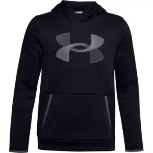 Image of Under Armour Fleece Hoodie Junior Boys - Black