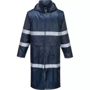 Image of Portwest Classic Iona Rain Coat Navy M