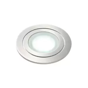 Image of Netlighting Hayz Integrated LED 1 Light Outdoor Coastal Recessed Light Marine Gr