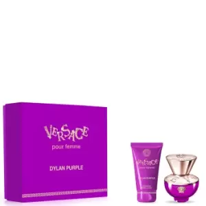 Image of Versace Dylan Purple Eau de Parfum Gift Set For Her 30ml