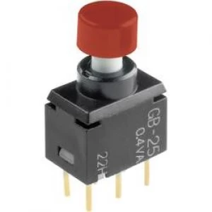Image of Pushbutton 28 V DCAC 0.1 A 2 x OnOn NKK Switches
