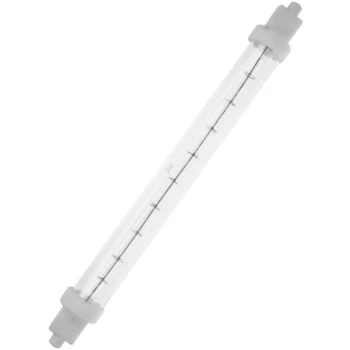 Image of Infrared Catering Heat lamp Linear 500W R7s Dimmable Jacketed 220mm InfraRed Clear IR Light Bulb - Prolite