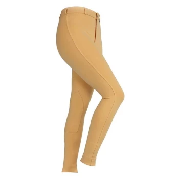 Image of Shires Junior Saddlehugger Jodhpurs - Yellow