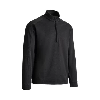 Image of Callaway Knit Pullover Top Mens - Caviar Heather
