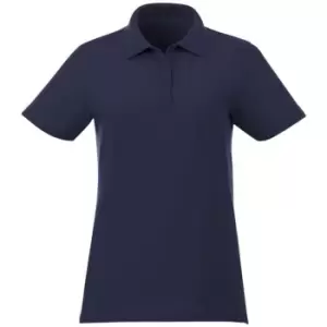 Image of Elevate Liberty Womens/Ladies Private Label Short Sleeve Polo Shirt (M) (Navy)
