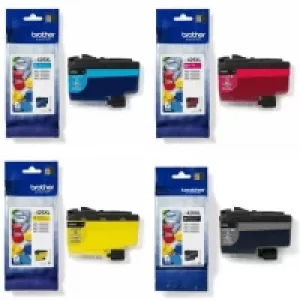 Image of Brother LC426XL High Capacity Black and Colour Ink Cartridge 4 Pack (Original)
