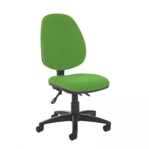 Image of Jota high back asynchro operators chair with no arms - Lombok Green