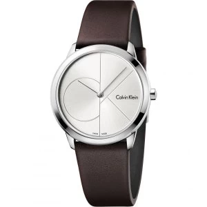 Image of Calvin Klein Minimal Watch K3M221G6 - Brown