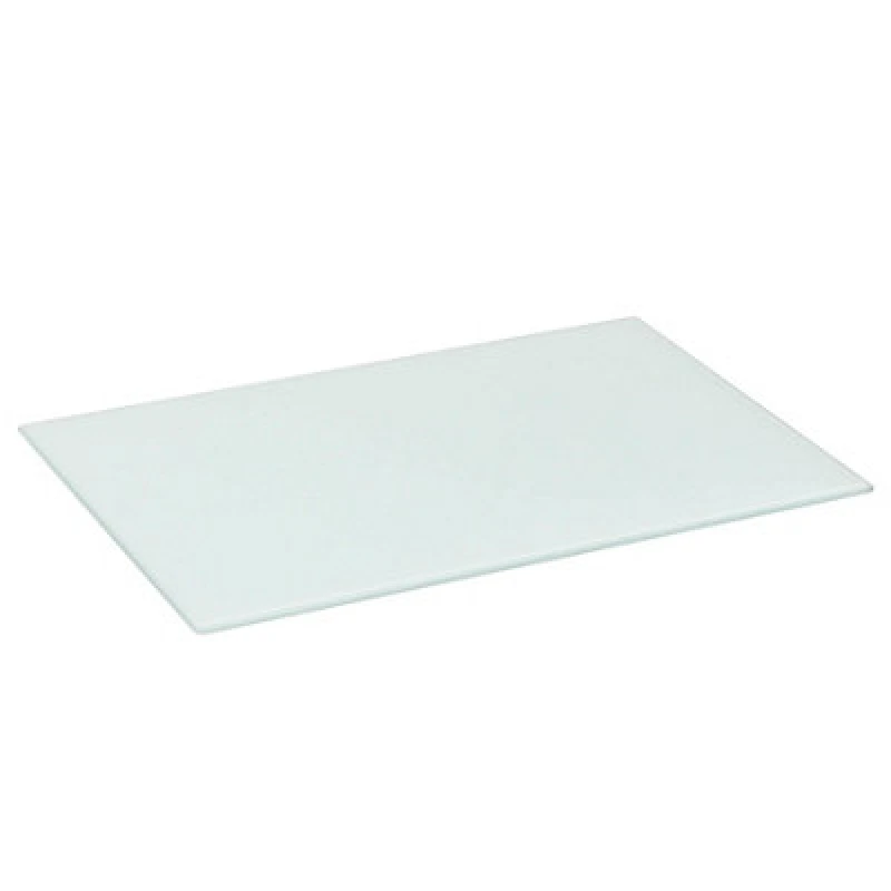 Image of Harbour Housewares Glass Chopping Board - 50 X 40Cm White Kitchen Dining Place Mats Cutting Mat Worktop Saver Cooking & Food Prep