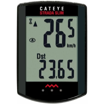 Image of STRADA SLIM WIRELESS COMPUTER: BLACK - CA240STRAWSL - Cateye