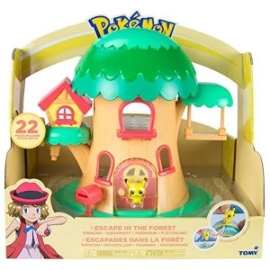 Image of Pokemon Pika Poke Petite Pals Escape In The Forest Fairy Tree Playset