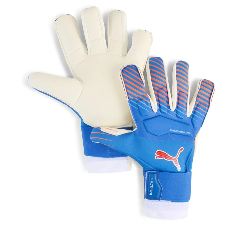 Image of Puma PUMA ULTRA Ultimate Hybrid Adults Goalkeeper Gloves Blue/Red male 7