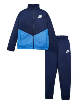 Image of Nike Boys Nsw Core Bf Tracksuit, Green, Size XL, 13-15 Years