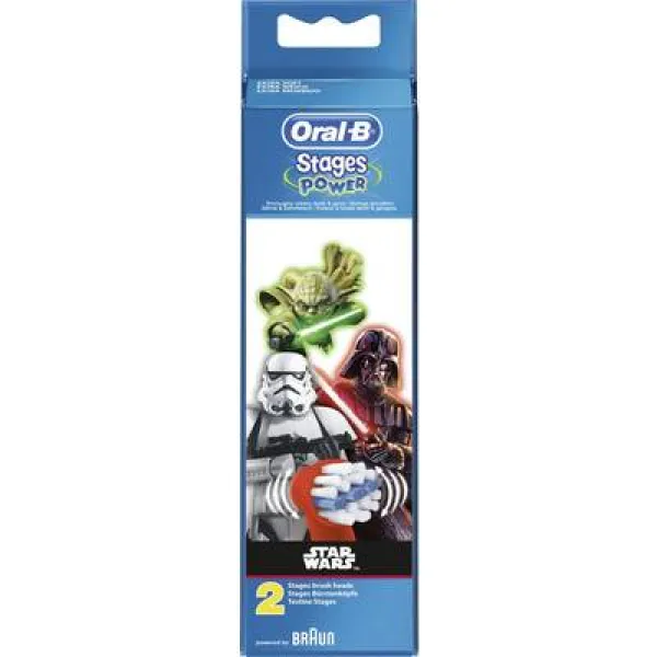 Image of Oral B StarWars Replacement Heads Toothbrush 4Pcs