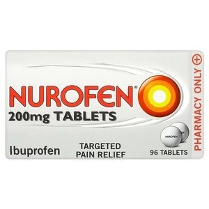 Image of Nurofen Ibuprofen 200mg Pain Relief Tablets 96s
