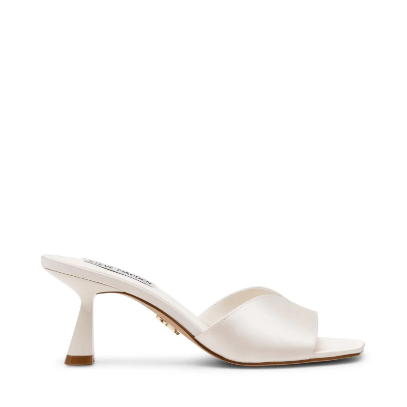 Image of Steve Madden Madden Ivie 65h Mule Ld62 Ivory Satin female 4 (37)