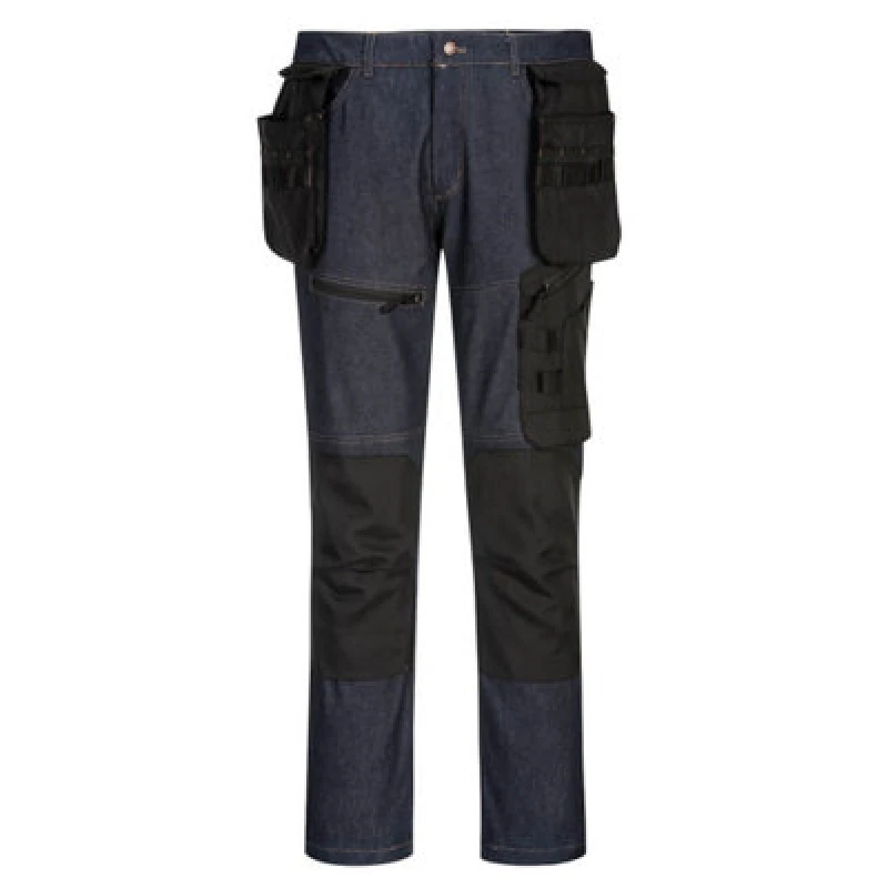 Image of Portwest KX3 Holster Denim Work Trousers KX342INR36 Colour: Indigo