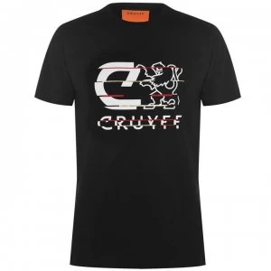 Image of Cruyff Galwin T Shirt - Black