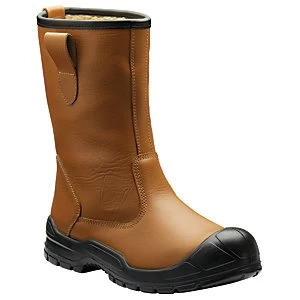 Image of Dickies Dixon Lined Safety Rigger Boot - Tan Size 9