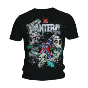 Image of Pantera - Texas Skull Unisex XX-Large T-Shirt - Black