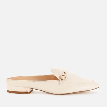 Image of Coach Womens Irene Leather Mule Loafers - Chalk - UK 7