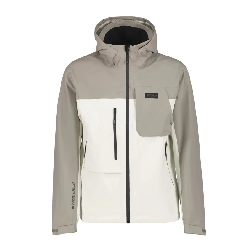 Image of Rain Hiking Jacket Icepeak Brandit Blanc Male 50