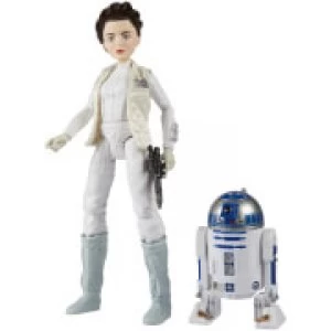 Image of Hasbro Star Wars Forces of Destiny Princess Leia and R2-D2 Action Figures