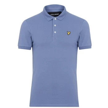Image of Lyle and Scott Logo Polo Shirt - BlueW477