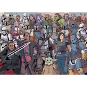 Image of Star Wars The Mandalorian Challenge Jigsaw Puzzle Baby Yoda (1000 pieces)