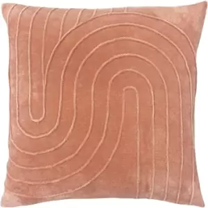 Image of Furn. - Mangata Soft Velvet Cushion 45x45cm Blush - Blush