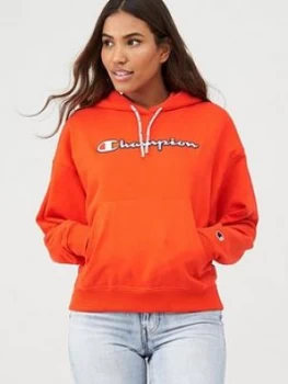 Image of Champion Hooded Sweatshirt - Red
