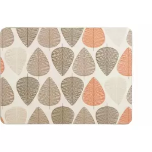Image of Orange Leaf Placemats - Set of 4 - Premier Housewares