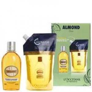 Image of L'Occitane Almond Shower Oil and Refill Duo